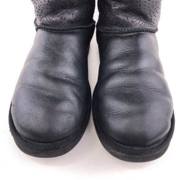 UGG Tiana Seaweed Perf Winter Boots 9 - Picture 13 of 13